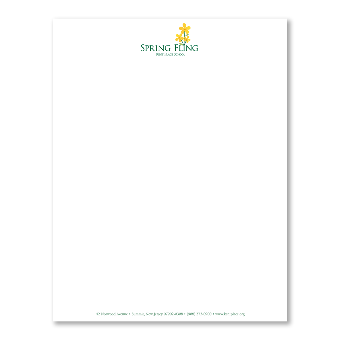 Show details for Spring Fling Letterhead (Classic) 8.5x11