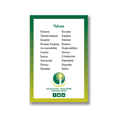 Show details for Ethics Values Poster