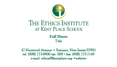 Show details for Ethics Institute Business Cards (customizable)