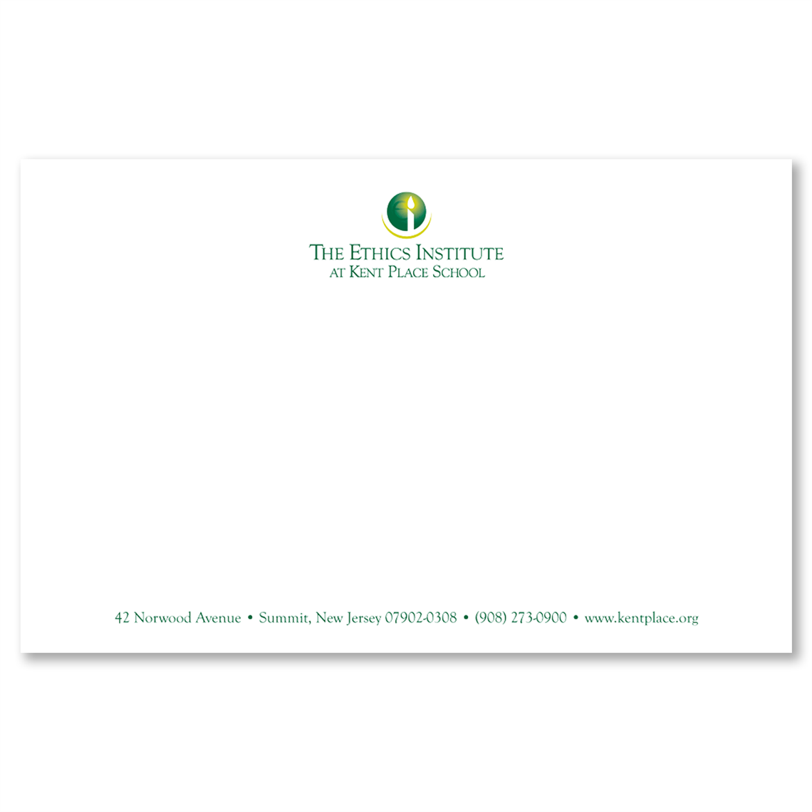 Show details for Ethics Institute Notecard 4 x 6.25